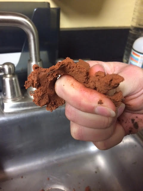 Soil with too much Clay