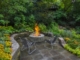Firepit with garden beds, Landscape Design