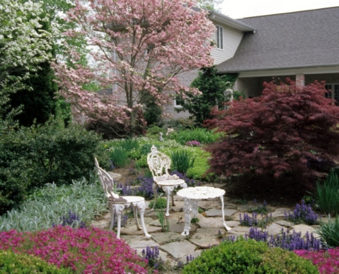 Meadow Garden with Small Slate Patio