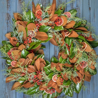 Hand Crafted Fresh Greens Wreath